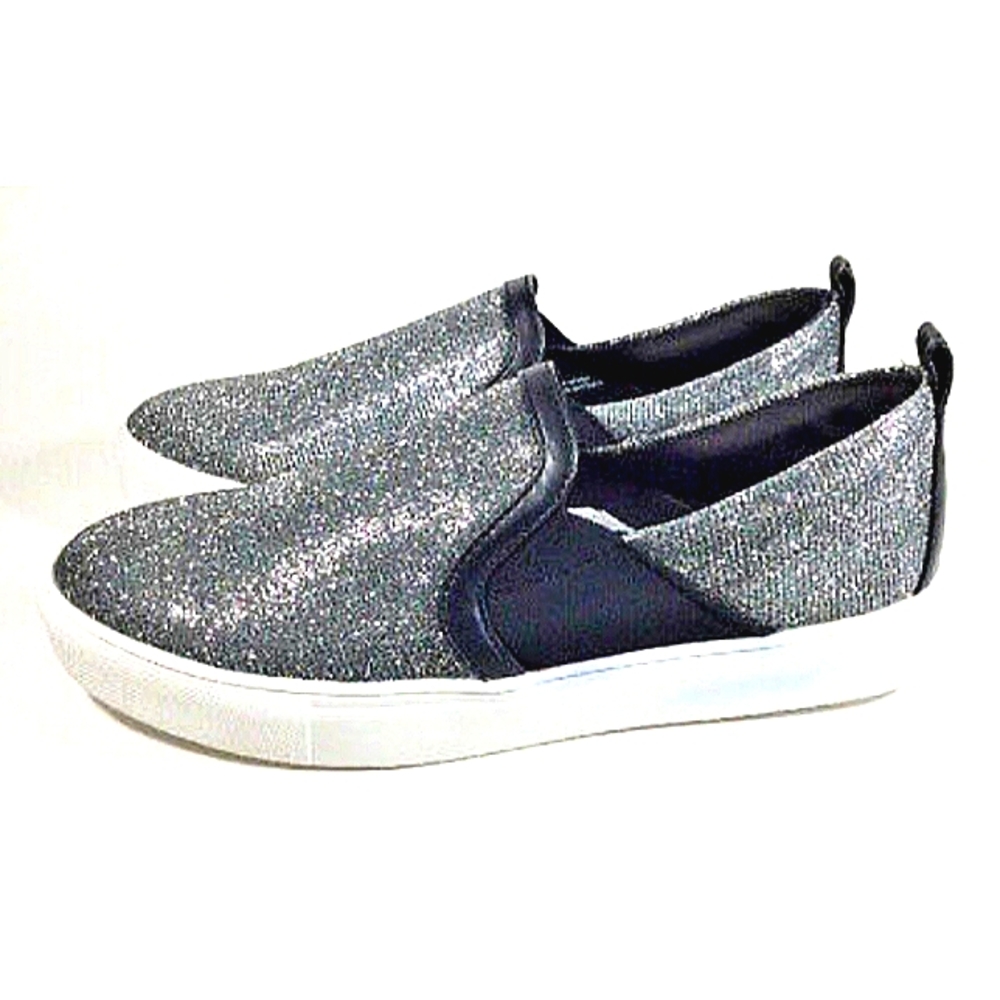 MIA Ocarina Glitter Elastic Gored Slip-On Sneakers NWT - Picture 2 of 7